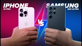 Samsung S23 Ultra vs. iPhone 14 Pro — QAYSINI TANLASH KERAK? BATTLE