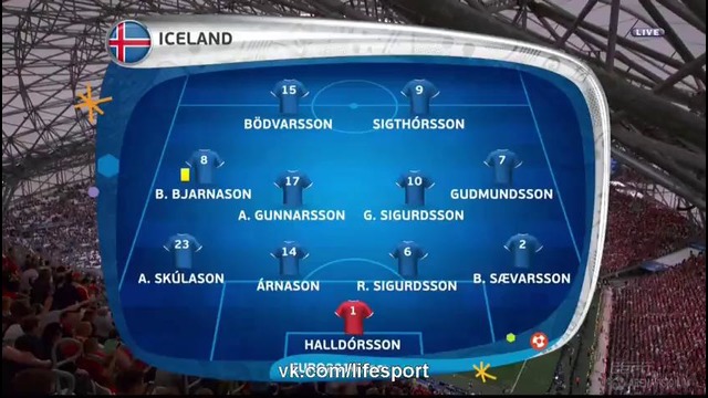 Исландия – Венгрия | Чемпионат Европы 2016 | Групповой турнир | Обзор матча