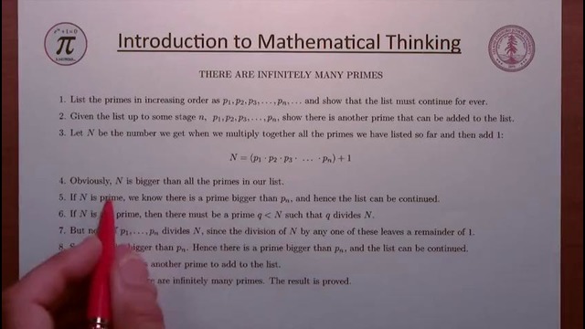 Introduction to Mathematical Thinking 6.0 Lecture 7 – Proofs (4657)