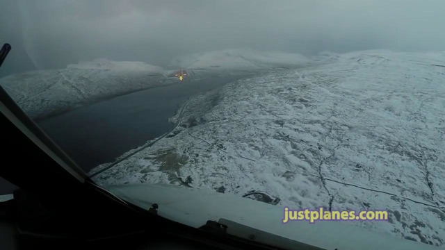 Посадка на Фарерских островах