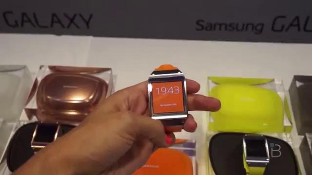 Galaxy gear Hands On