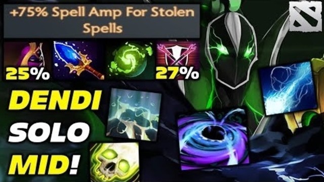 Dendi Rubick Solo Mid – Dota 2 Highlights TV