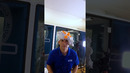 Most ping pong balls bounced/caught in shaving foam on the head in 30 seconds – 16 by David Rush