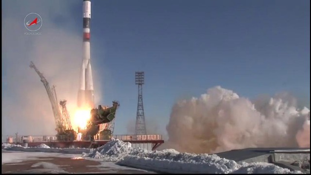 Запуск ракеты "Союз-У" с грузовиком Прогресс МС-05 на Байконуре