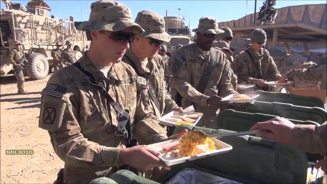 Обед в полевых условиях – Армия США в Афганистане