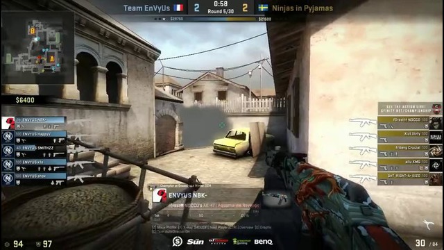 GSM 1: Grand Final: NiP vs EnVyUs (Map 2: inferno) HQ