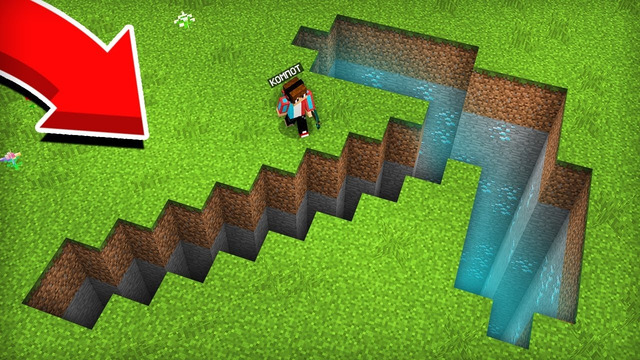 КУДА ВЕДЁТ ЭТА ОГРОМНАЯ ЯМА КИРКА В МАЙНКРАФТ 100% ТРОЛЛИНГ ЛОВУШКА MINECRAFT КОМПОТ