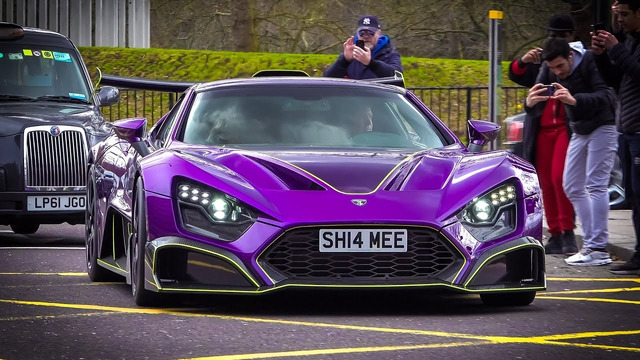 Shmee150 driving his $2 Million Zenvo TSR-S in Central London