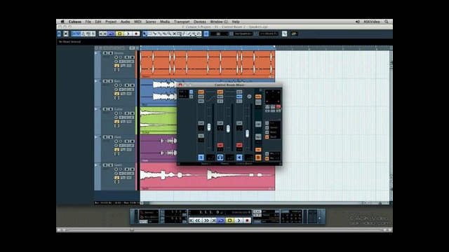 Cubase 5 Tutorial Russian CUB5L3-31-ContRoom02