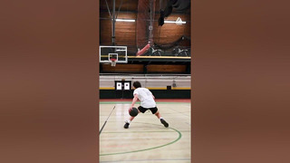 Guy Performs Mind-Blowing Dribbling Skills And Makes Double Shots Into Hoop While Playing Basketball
