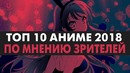 Топ 10 АНИМЕ 2018 ГОДА по мнению зрителей канала | ANCORD