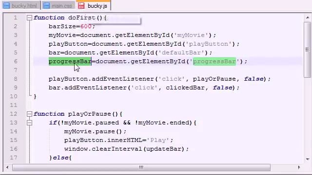 HTML5 Tutorial – 33 – How to Update the Progress Bar