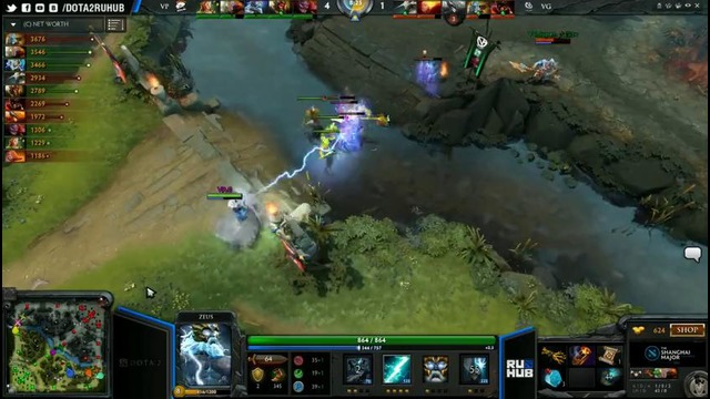 DOTA2: The Shanghai Major: VP vs VG (LB Round 1, Game 1)