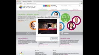 OpenClove – WebRTC Multiparty