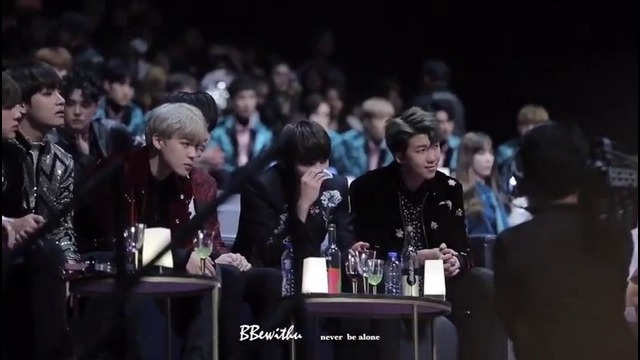 2016 MAMA BTS Jungkook Crying After Winning Artist of the Year Award