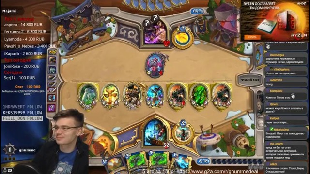 Hearthstone: Gnumme – 12-0 героическая потасовка в вольном формате (1)