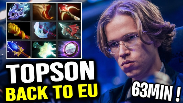 TOPSON back to EU Server First Game Hard Game vs 4x Rampage Cooman