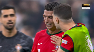 Слезы Роналду из-за незабитого пенальти | Португалия – Словения