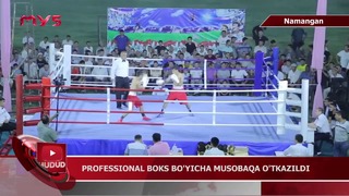Namanganda professional boks bo’yicha musobaqa o’tkazildi