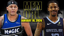 Мемфис Гриззлис – Орландо Мэджик | НБА | Обзор матча за 2026-01-19