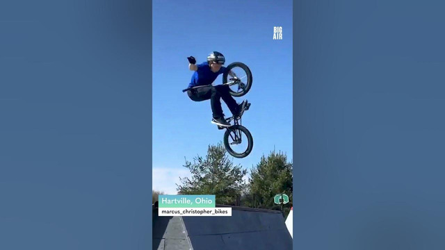 Backflips, Epic Tricks & More BMX Vert | Big Air #bmx #shorts