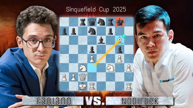 G’alaba uchun kurash! | Nodirbek Abdusattorov vs Fabiano Caruana | Sinquefield Cup 2025