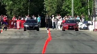 Audi RS6 Sportmile vs Lamborghini LP700-4 Aventador vs BMW M6 F12