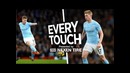 Every touch- de bruyne v leicester – city 5-1 leicester 2017-18