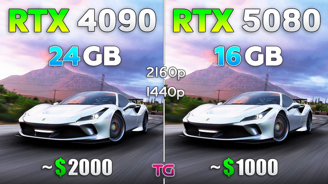 RTX 5080 vs RTX 4090 – Test in 1440p & 4K