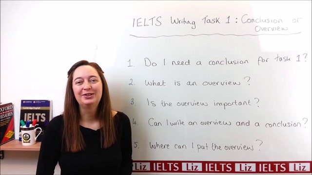 IELTS Writing Task 1 – Conclusion or Overview
