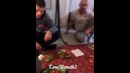 Habib with uzbek friends