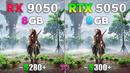RX 9050 vs RTX 5050 – Test in 10 Games