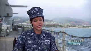 Rihanna-Battleship Getting In Character