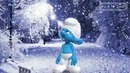 Новогоднее поздравление смурфиков