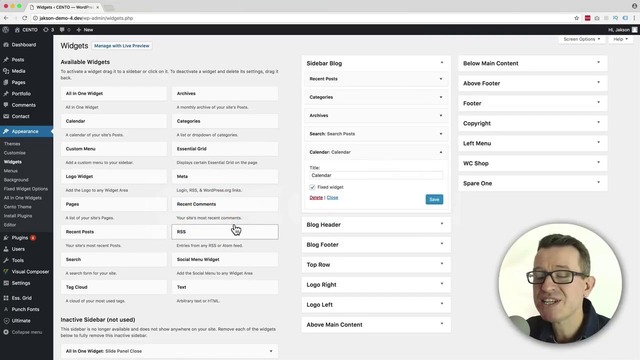 Fixed Sticky Widget Wordpress Plugin by Jakson