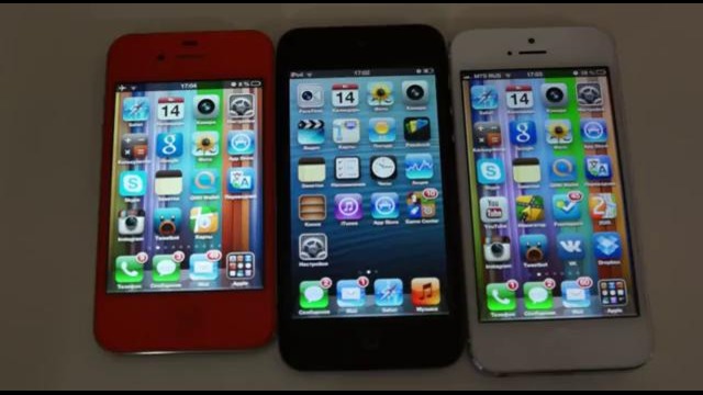 Сравнение iPhone 5, 4S и iPod touch 5G