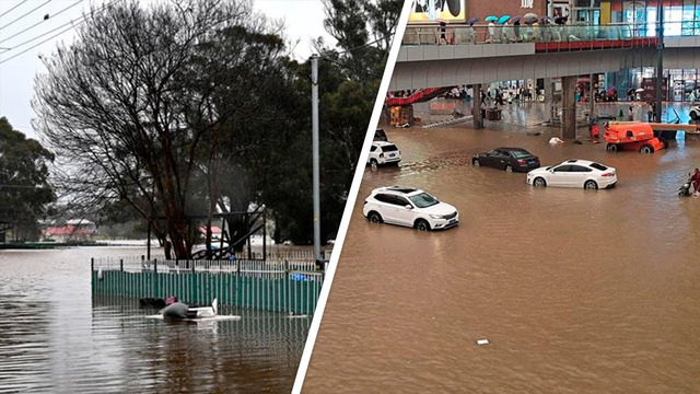 Затоплены сотни домов, эвакуированы тысячи людей. Наводнения в Австралии и в Китае