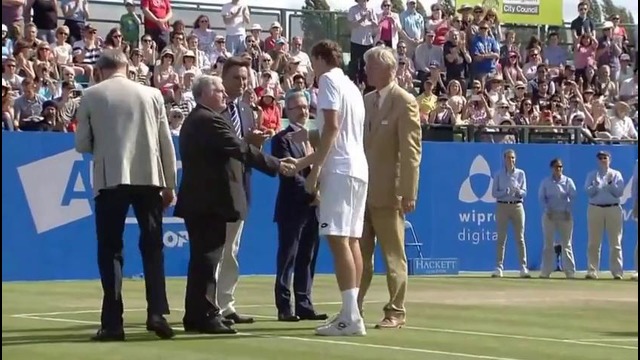 Denis Istomin Церемония награждения Champion