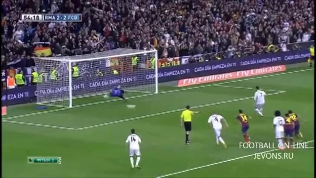 Пенальти Криштиану Роналду в матче Real Madrid – FC Barcelona