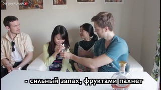Японцы пробуют армянский коньяк