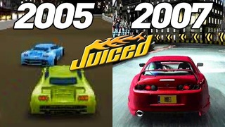 Эволюция гоночного симулятора Juiced 2005-2007