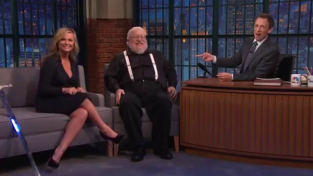 George R.R. Martin, Amy Poehler and Seth Meyers Play Game of Thrones Trivia
