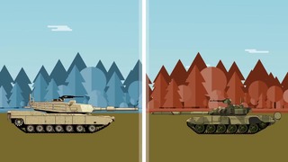 Мир инфографики – Американский M1A2 Абрамс против Российского T90С