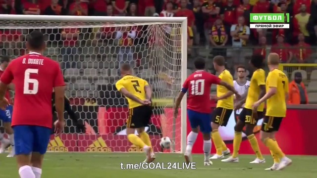 (HD) Бельгия – Коста-Рика | Товарищеский матч 2018 | Обзор матча