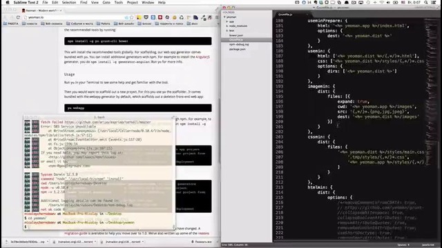 Yeoman или как за минимильное время cоздать идеальную front-end среду