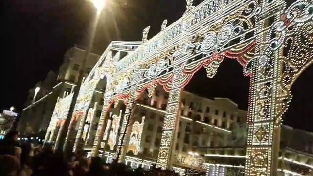 За час до нового года (Красная Площадь, Москва)