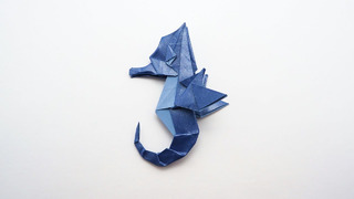 Морской Конек Оригами | Origami Seahorse (Ryan Dong)