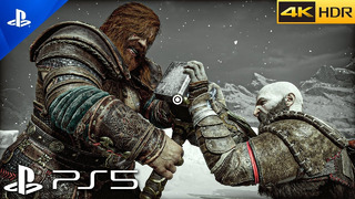 (PS5) God of War Ragnarök – KRATOS VS THOR Full Fight | Realistic Graphics Gameplay [4K 60FPS HDR]