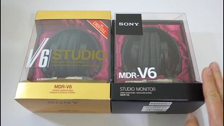 Sony MDR-v6 in NEW Packaging