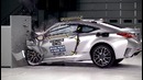 2015 Lexus RC small overlap IIHS crash test